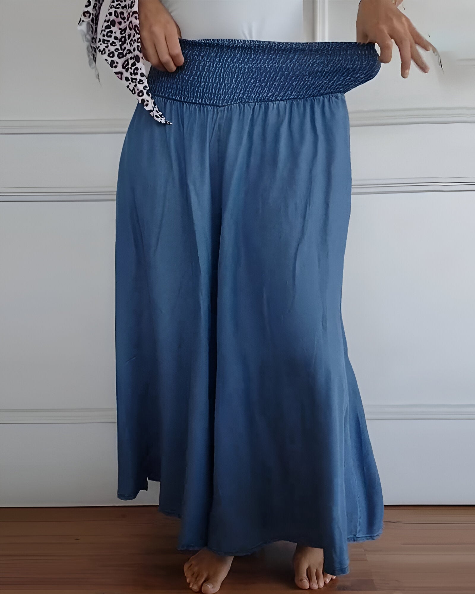 Anna-Berg | Graceful Comfortable Pants With Elastic Waist