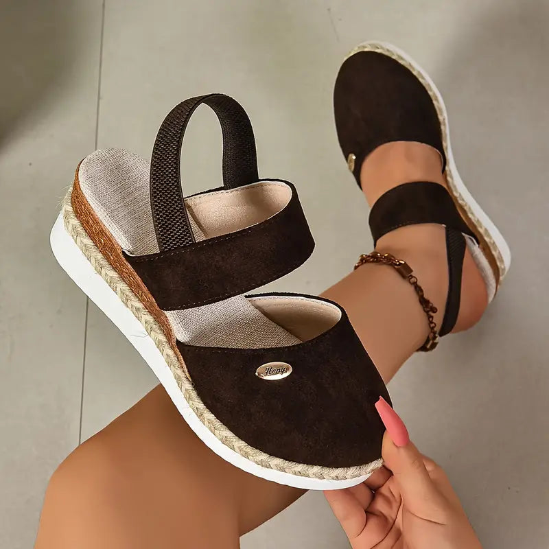 Anna-Berg | Timeless Orthopedic Platform Sandals for Effortless Elegance