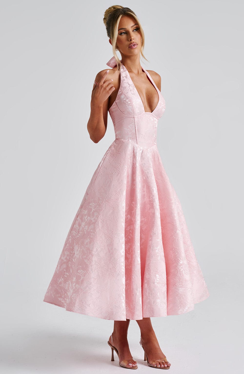Anna-Berg | Bruna Wedding Guest Halter Dress