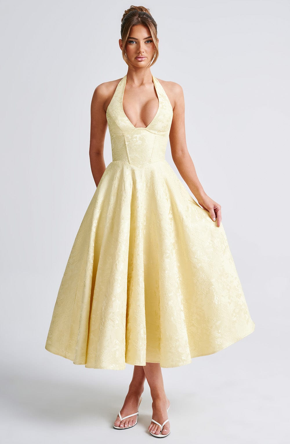Anna-Berg | Bruna Wedding Guest Halter Dress