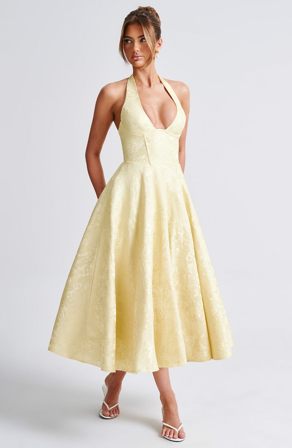 Anna-Berg | Bruna Wedding Guest Halter Dress