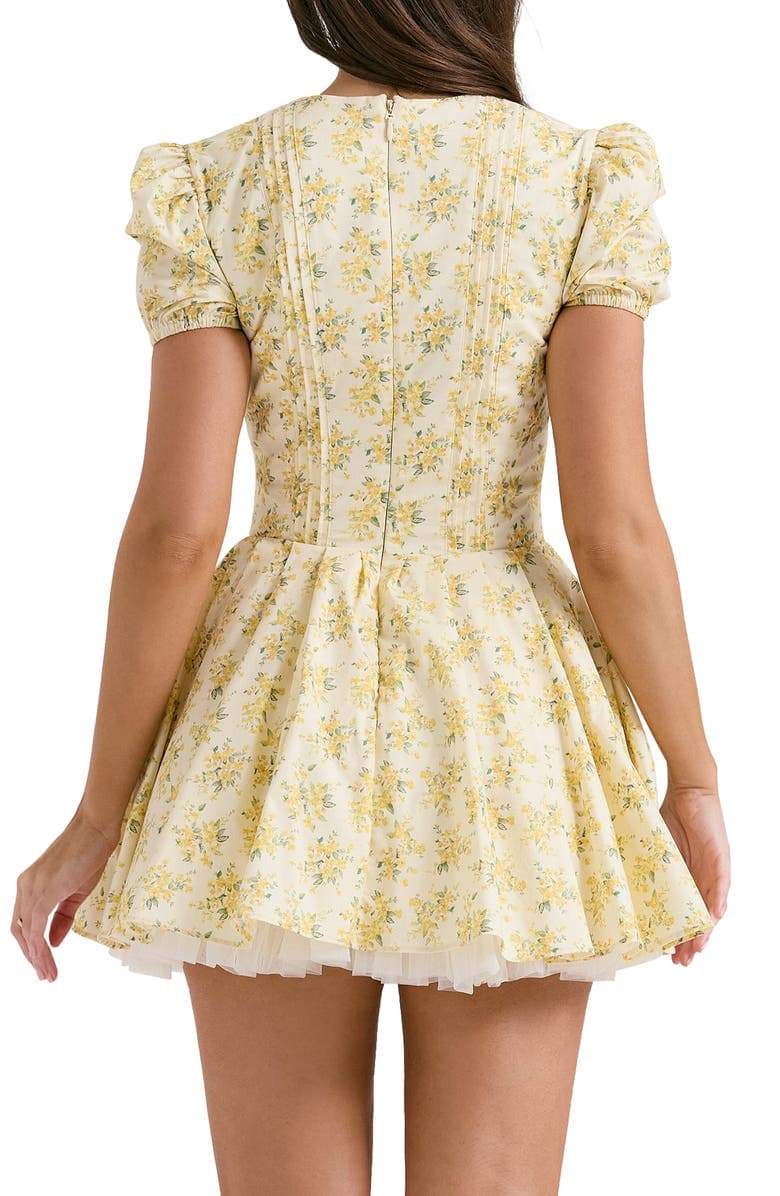 Anna-Berg | Floral V-Neck Corset Dress