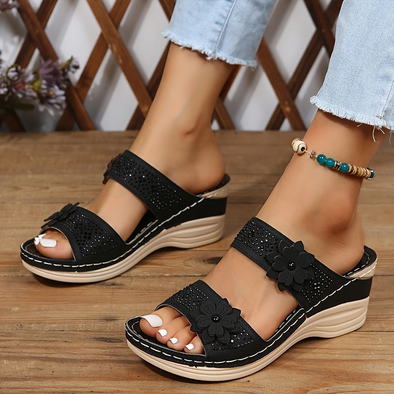 Anna-Berg | Graceful Wedge Slides for Every Occasion