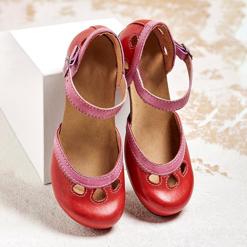 Anna-Berg | Elegant Orthopedic Low Heel Flat Sandals