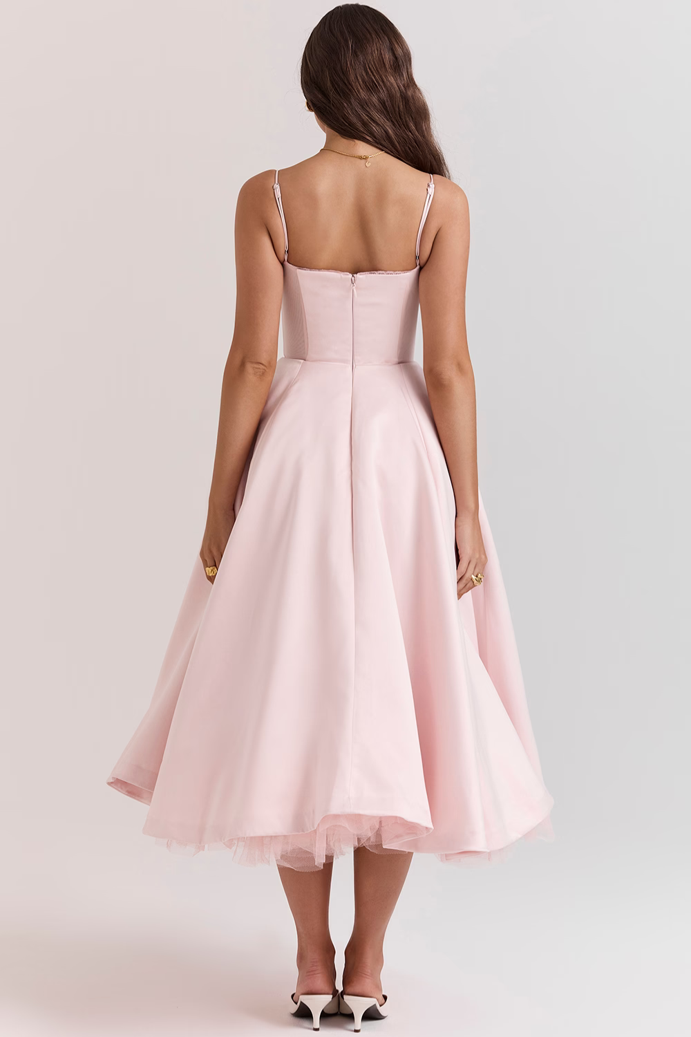 Anna-Berg | Effortless Casual Double-Layer Midi Dress For Everyday