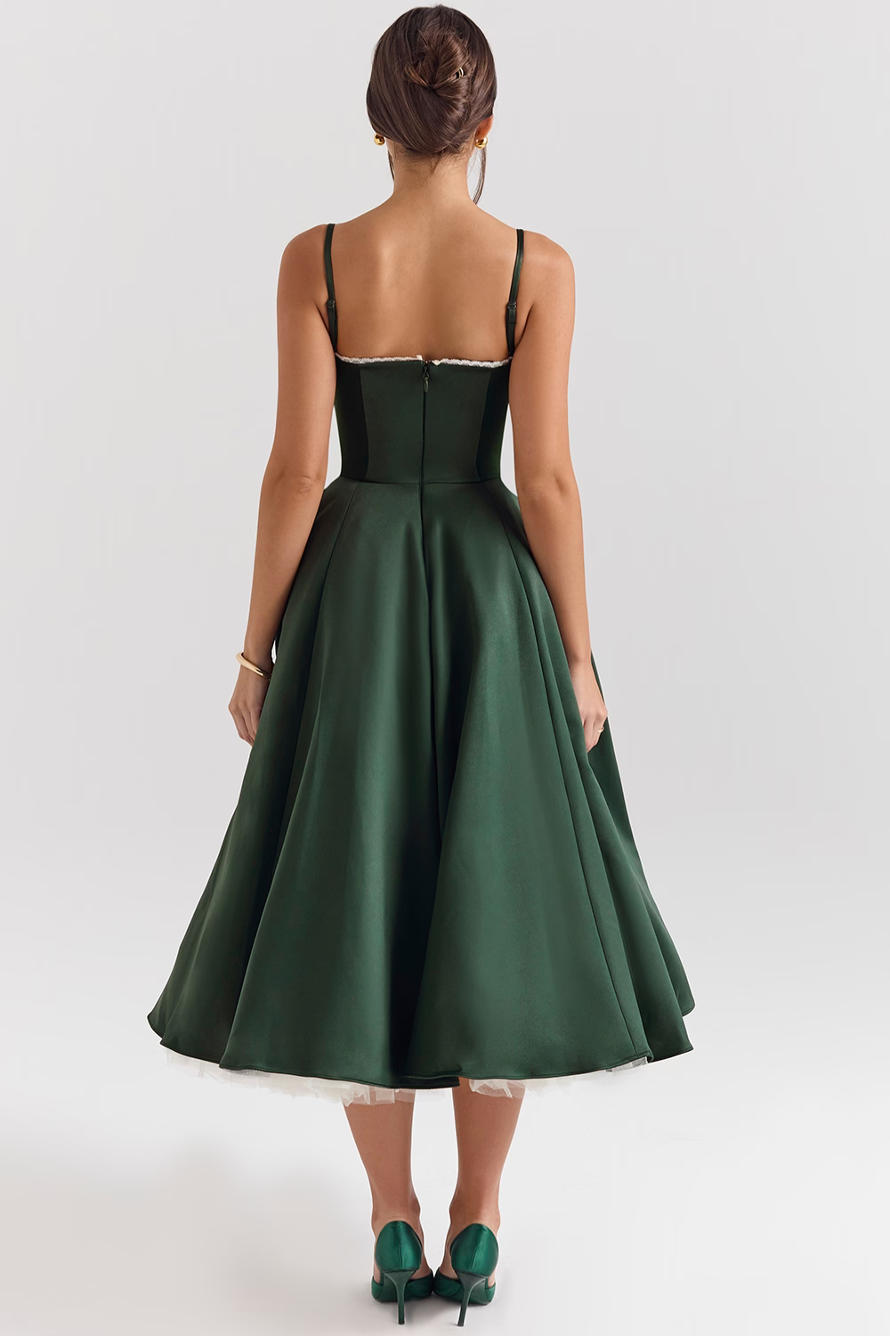 Anna-Berg | Effortless Casual Double-Layer Midi Dress For Everyday