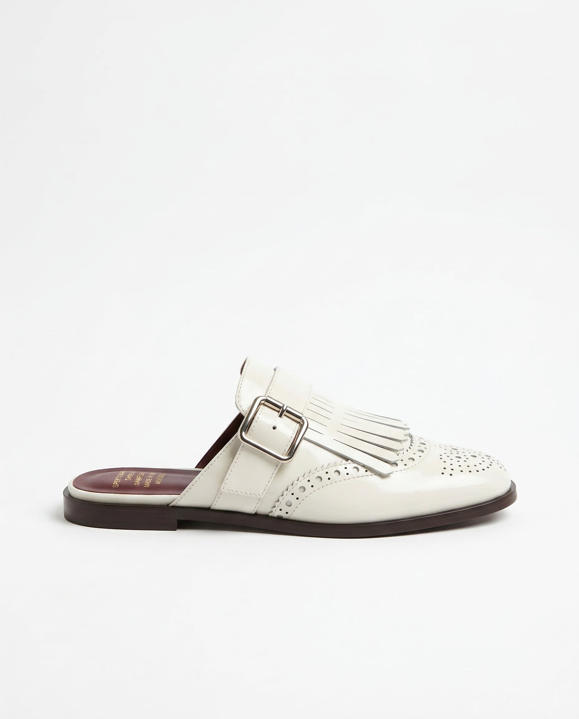 Anna-Berg | Fringe Slip-On Leather Loafers