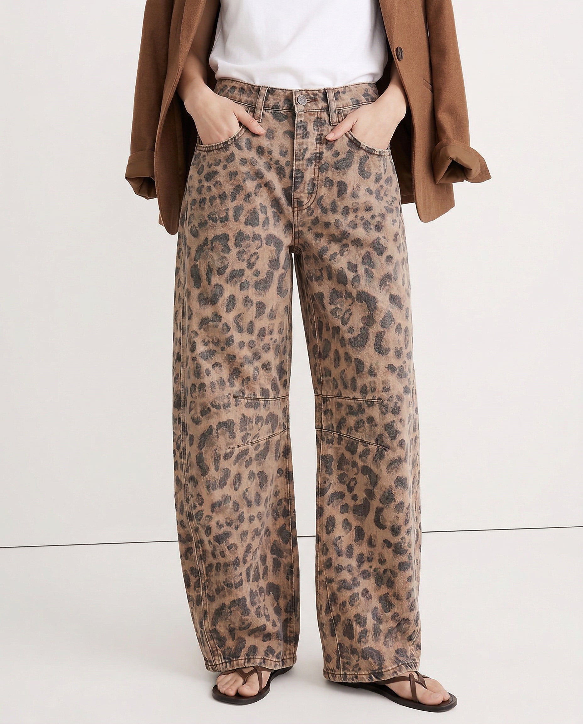 Anna-Berg | Blue Barrel-Leg Denim Jeans
