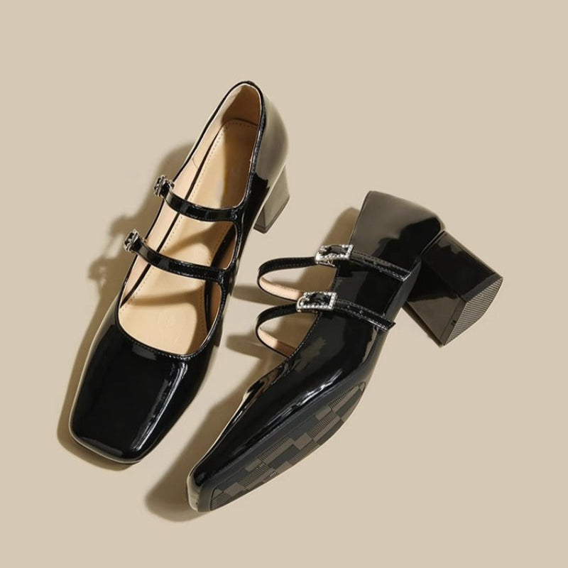 Anna-Berg | Heels in Leather with Pointed Toe