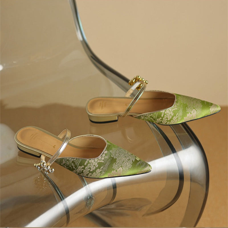 Anna-Berg | Elegant Pointed Toe Heels in Leather