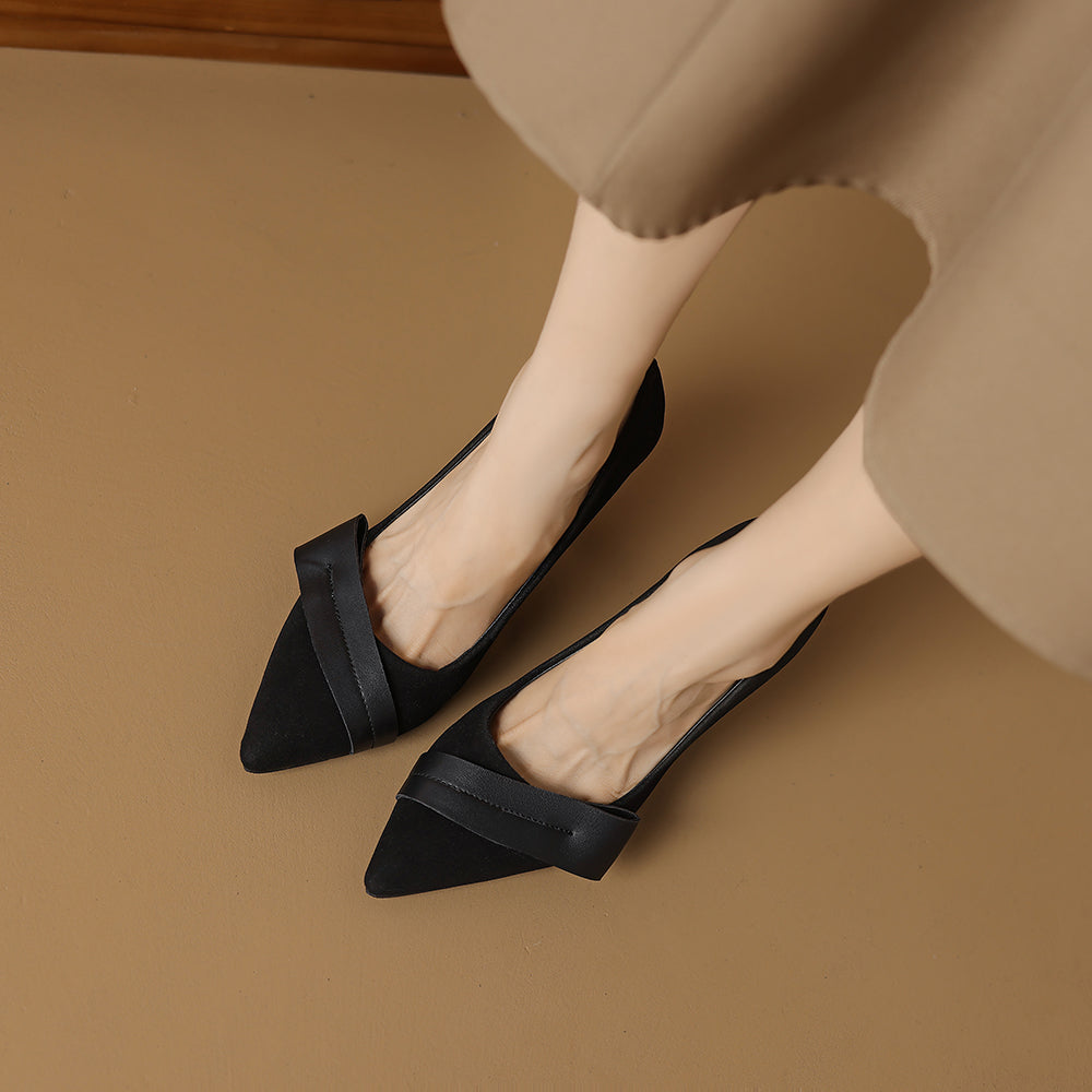 Anna-Berg | Elegant Pointed Toe Heels in Leather