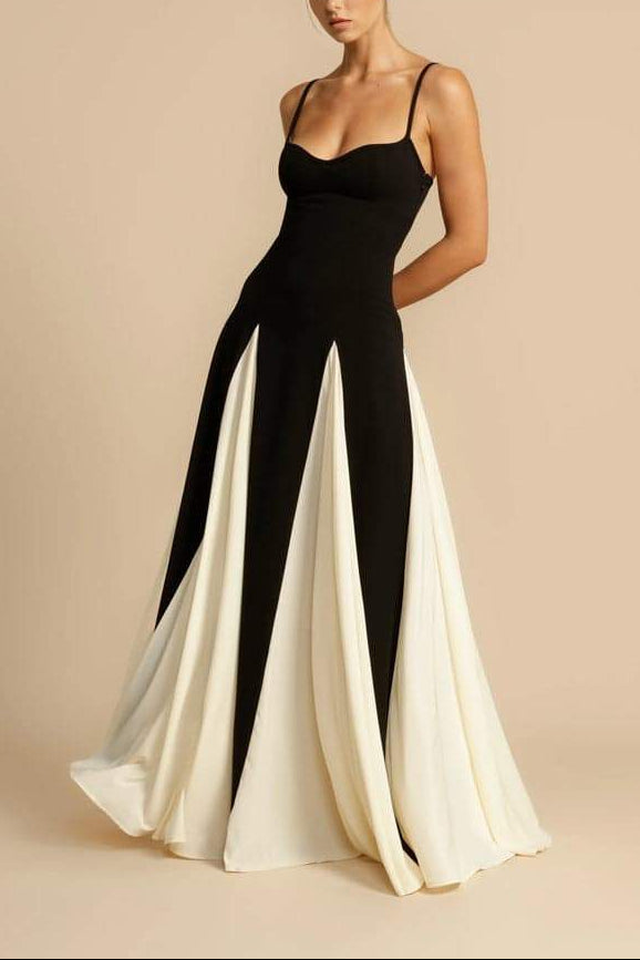 Anna-Berg | Color Block Slip Dress
