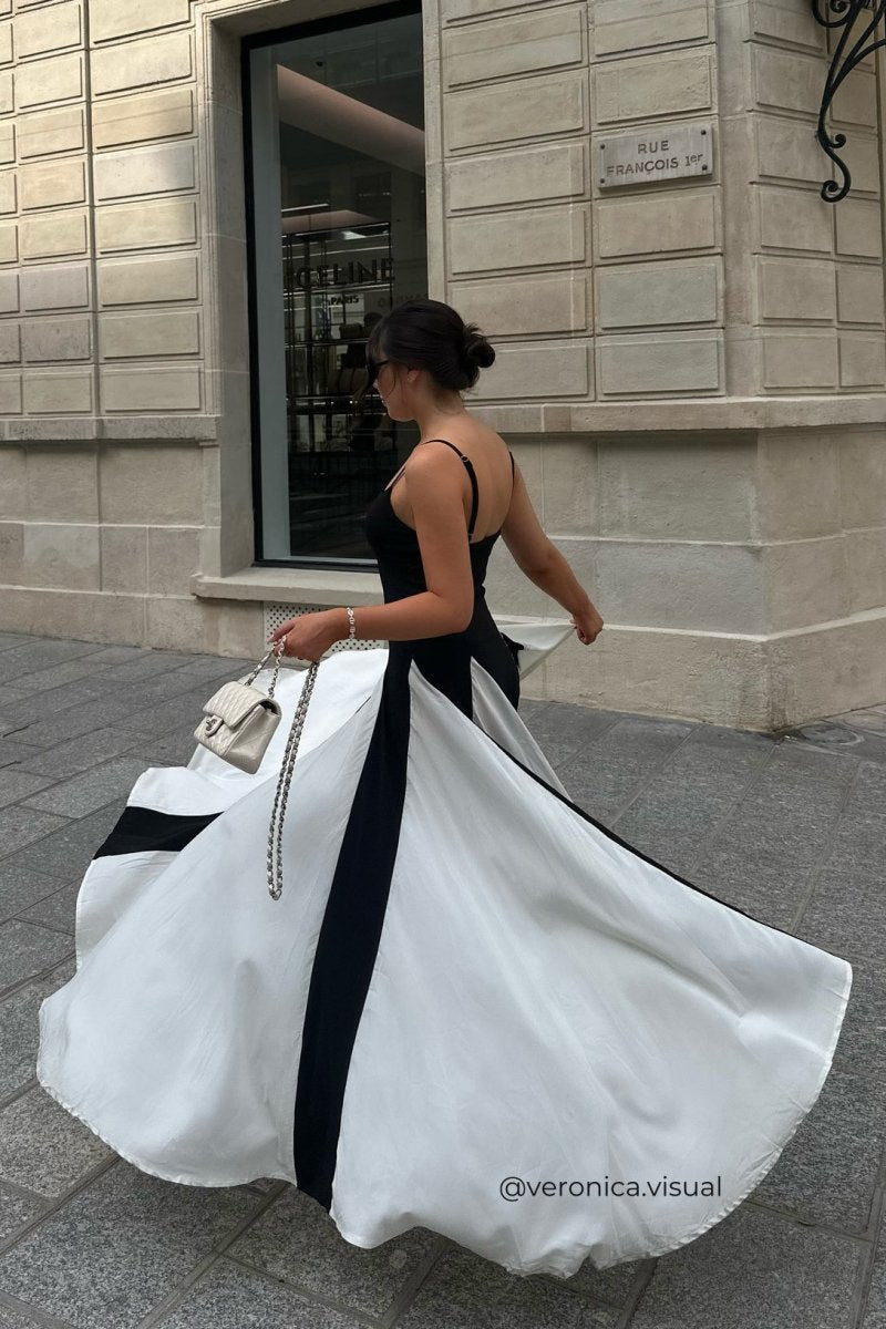 Anna-Berg | Color Block Slip Dress