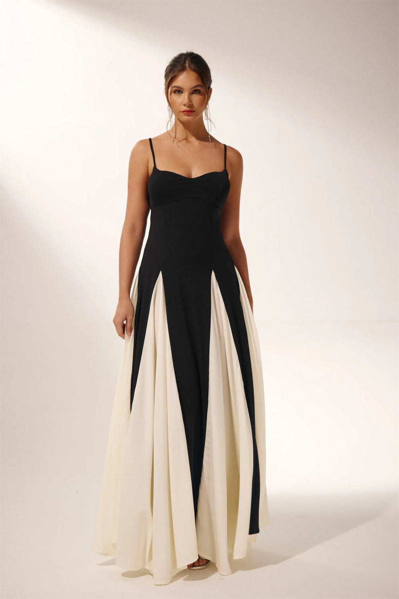 Anna-Berg | Color Block Slip Dress
