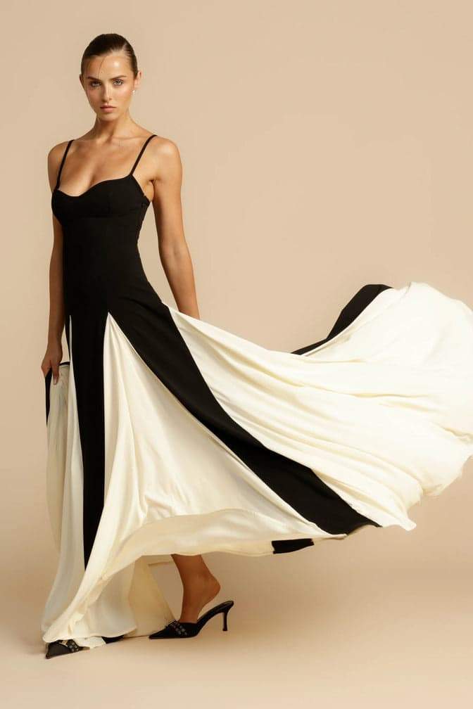 Anna-Berg | Color Block Slip Dress