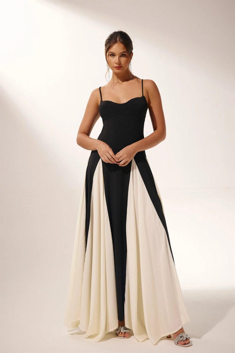 Anna-Berg | Color Block Slip Dress