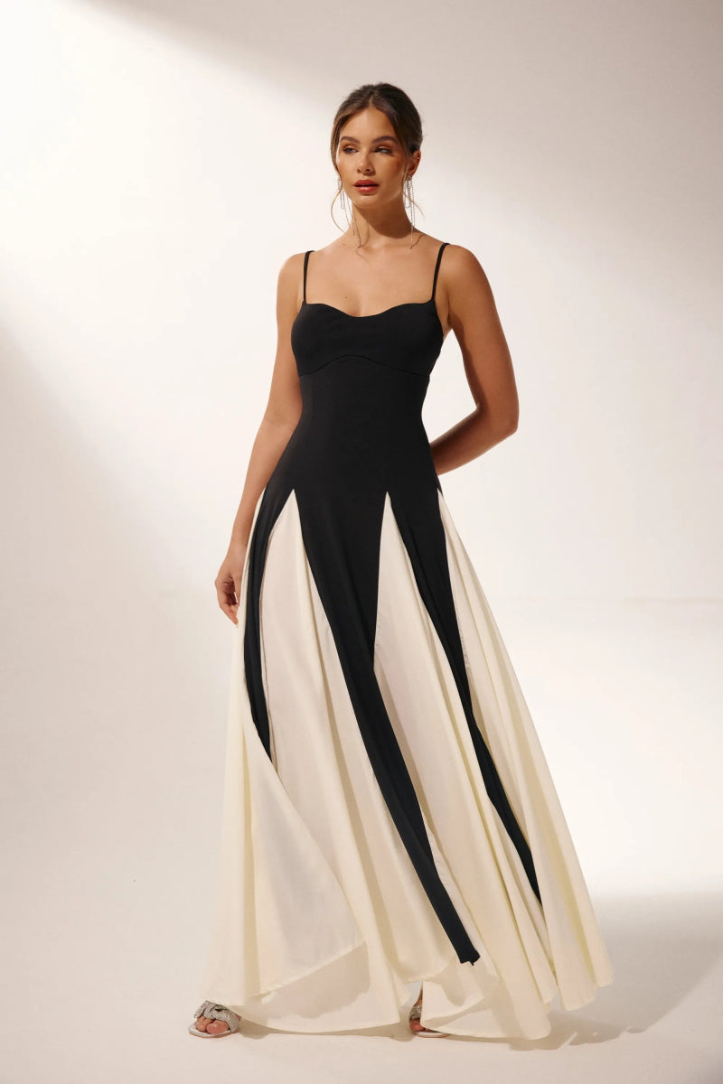 Anna-Berg | Color Block Slip Dress