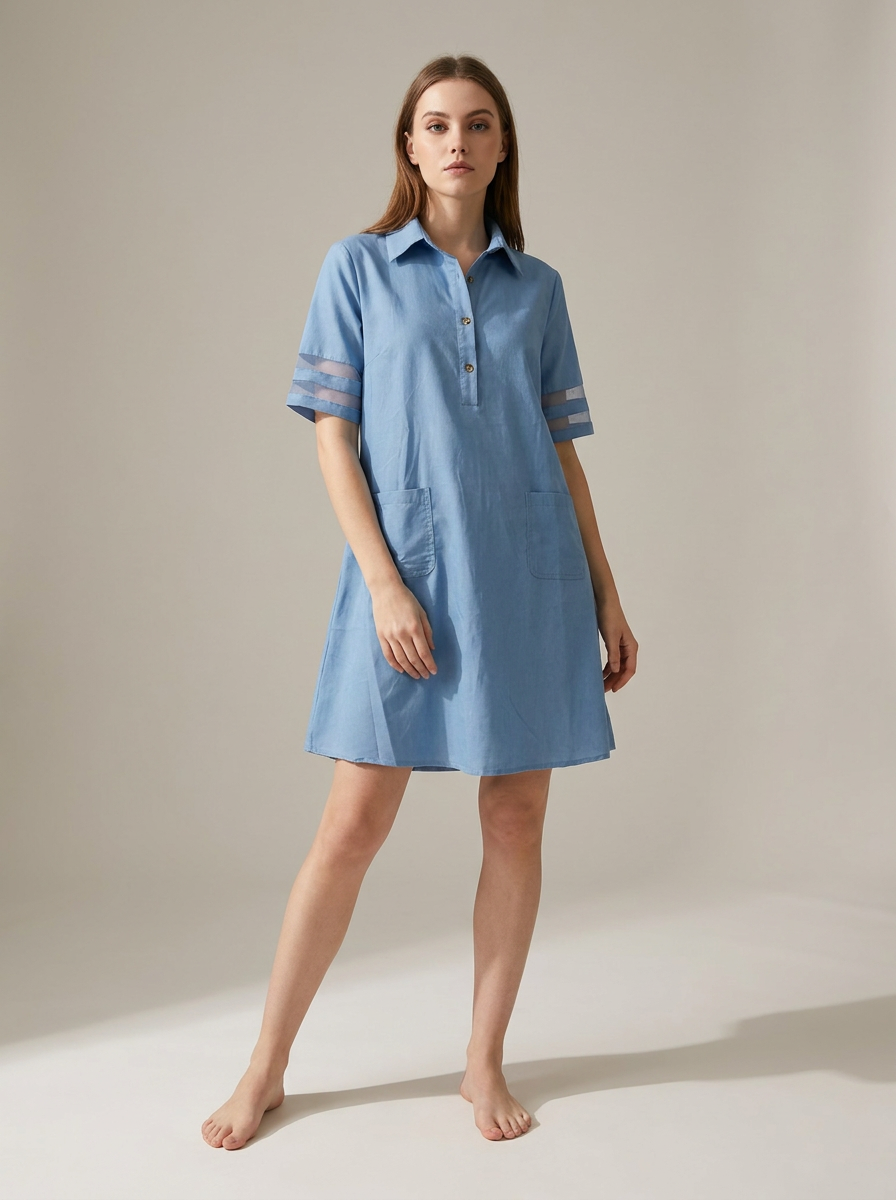 Anna-Berg | Feminine Shirt Dress with a Flattering Silhouette
