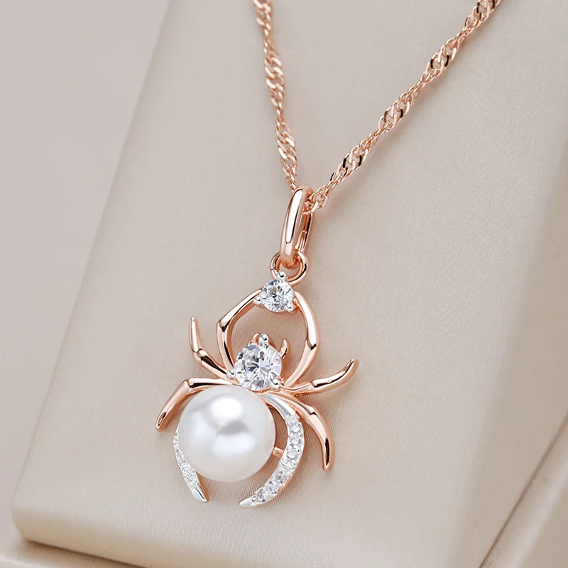 Elegant Spider Necklace