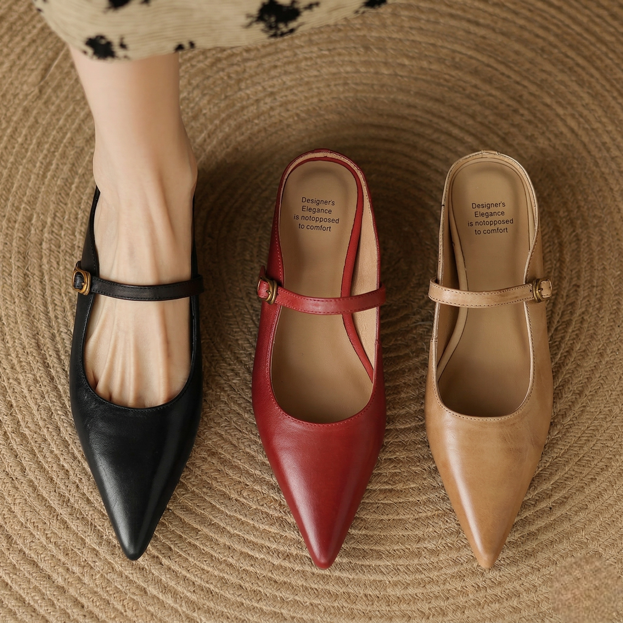 Anna-Berg | Genuine Leather Mules