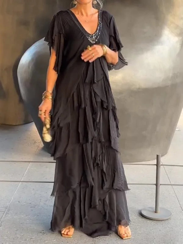 Anna-Berg | Stylish Dress With Flowing Cut in a Flattering Cut