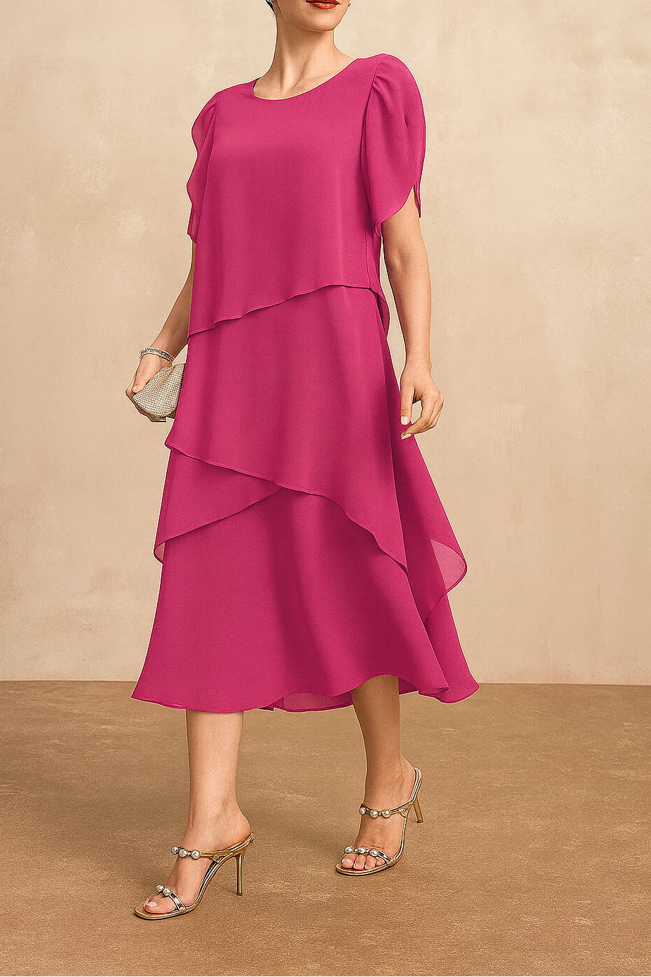 Anna-Berg | Classic Chiffon Dress