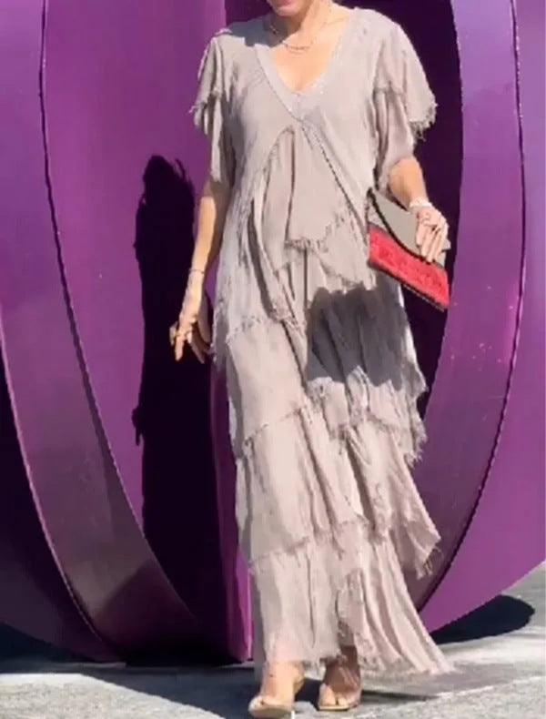 Anna-Berg | Stylish Dress With Flowing Cut in a Flattering Cut