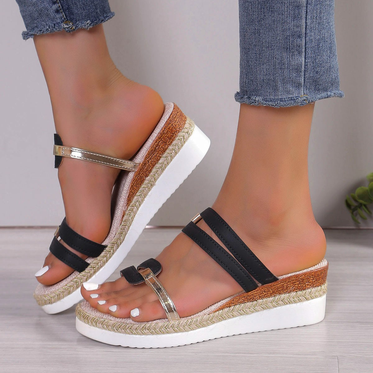 Anna-Berg | Modern Rhinestone Platform Sandals for Every Occasion