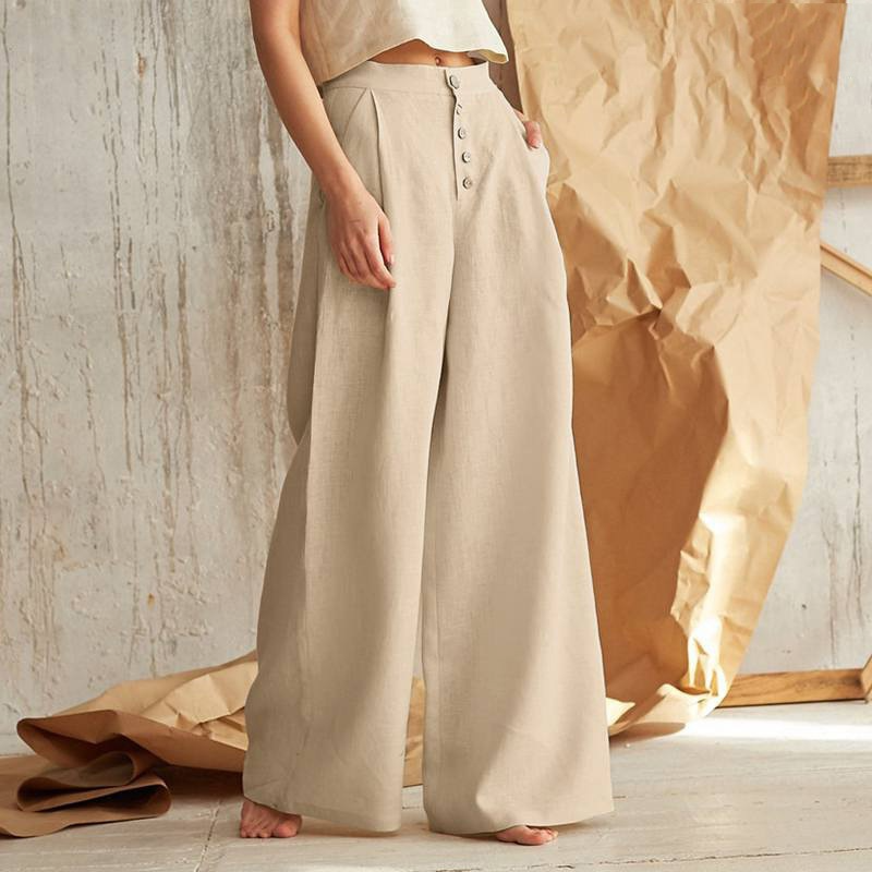 Anna-Berg | Wide-Leg Cotton Pant