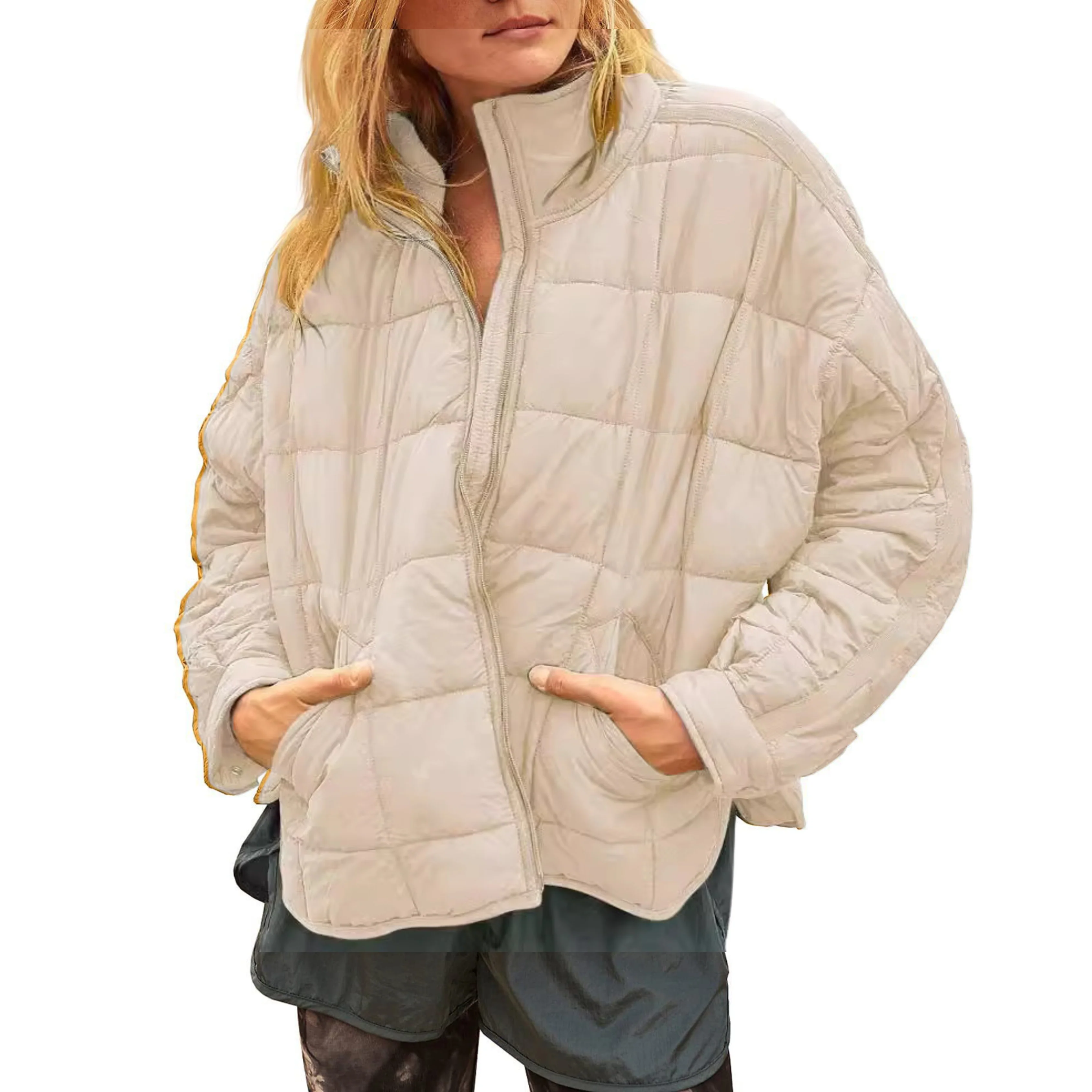 Anna-Berg | Lightweight Compact Zip Puffer Jacket