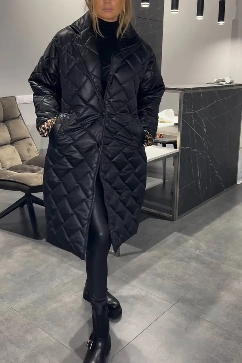 Anna-Berg | Quilted Mid-Length Coat