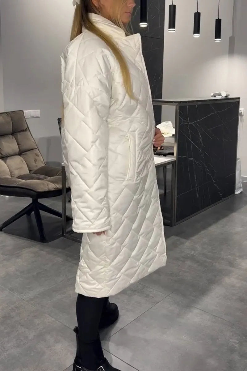 Anna-Berg | Quilted Mid-Length Coat