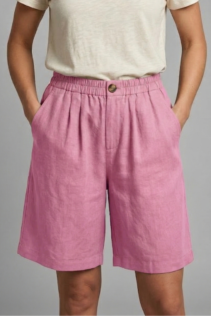 Anna-Berg | Effortless Elastic Waist Relaxed Fit Shorts