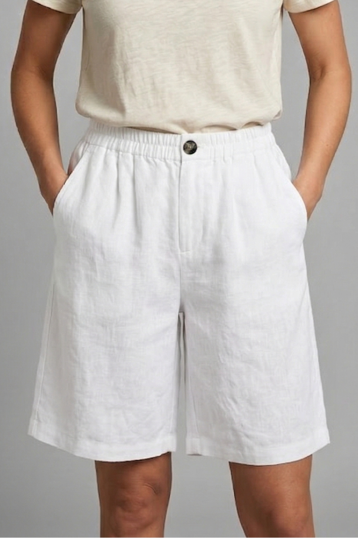 Anna-Berg | Effortless Elastic Waist Relaxed Fit Shorts