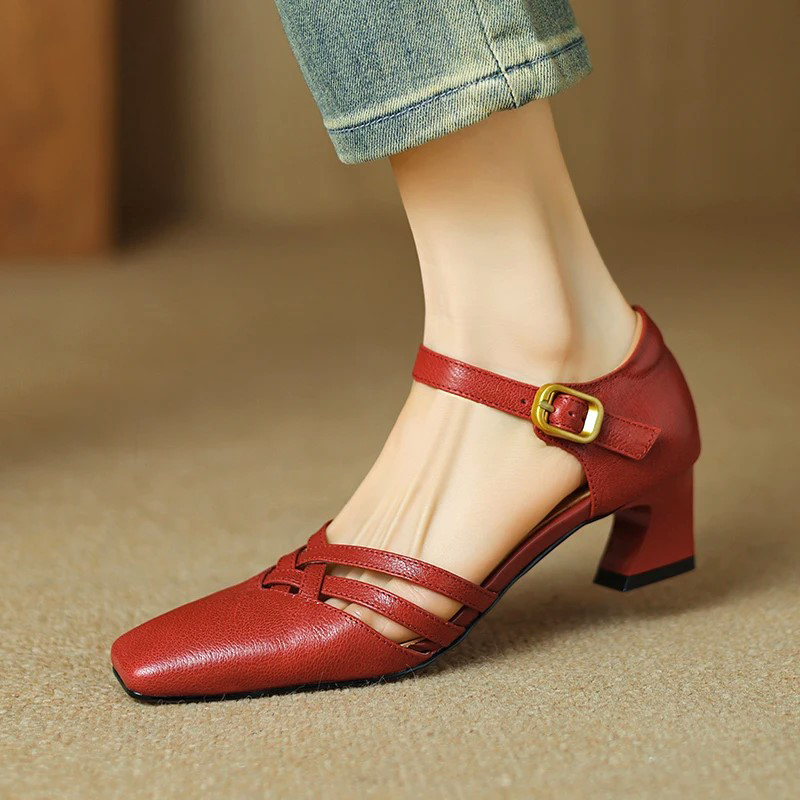 Anna-Berg | Genuine Leather Heels