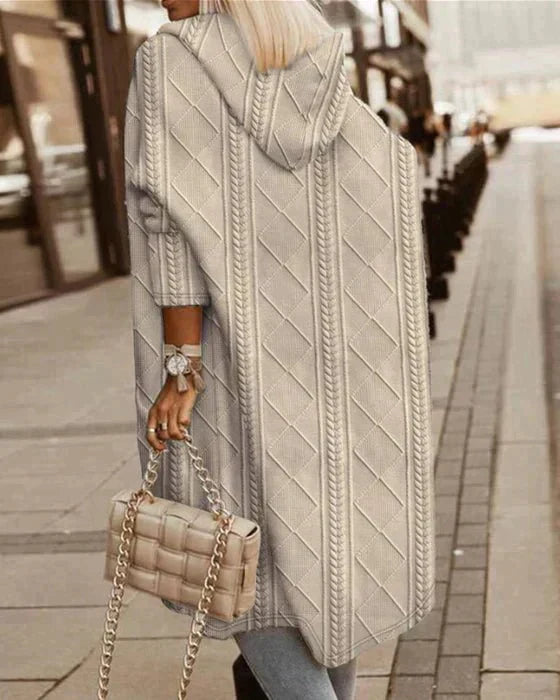 Anna-Berg | Extended Length Hooded Cardigan