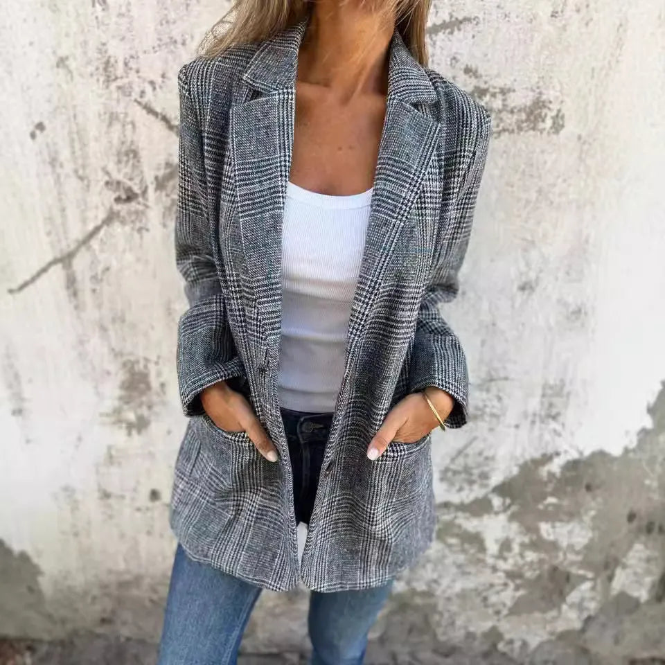 Anna-Berg | Casual Check Blazer