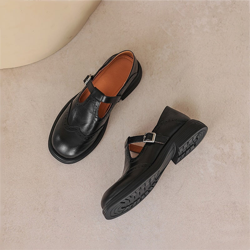 Anna-Berg | Elegant Vegan Leather Mary Jane Sandal for Every Occasion