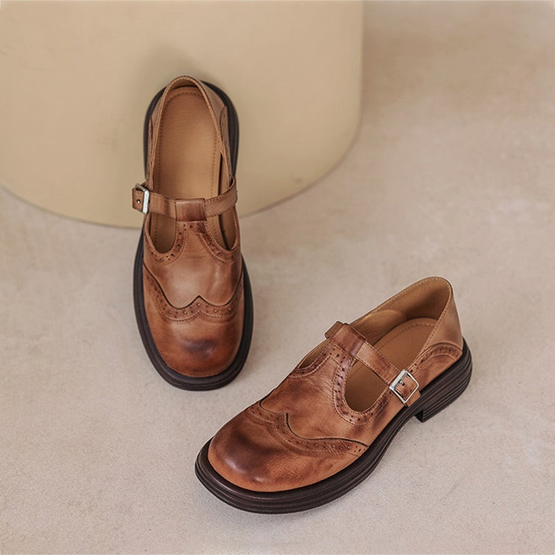 Anna-Berg | Elegant Vegan Leather Mary Jane Sandal for Every Occasion