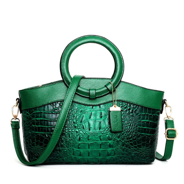Oriana | Handbag, Crocodile, Retro Gradient