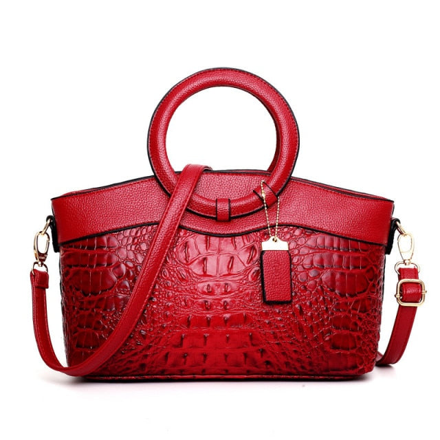 Oriana | Handbag, Crocodile, Retro Gradient