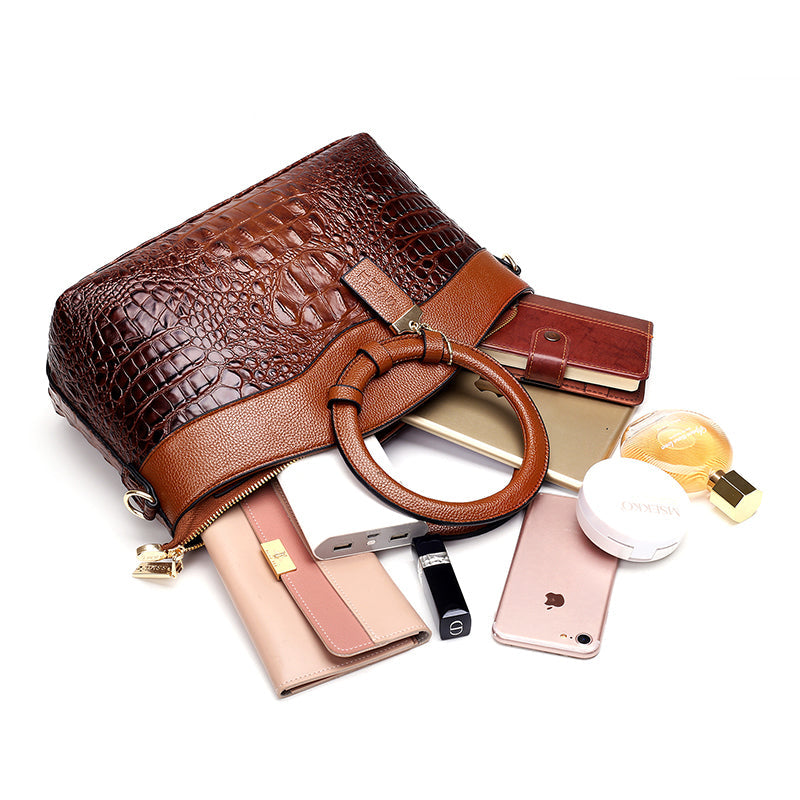 Oriana | Handbag, Crocodile, Retro Gradient