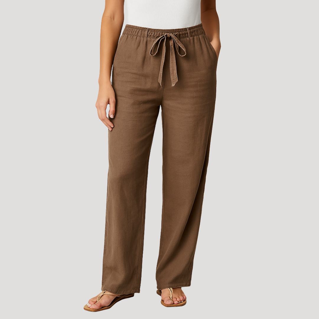 Anna-Berg | Elegant Drawstring Wide Leg Pants for Every Occasion