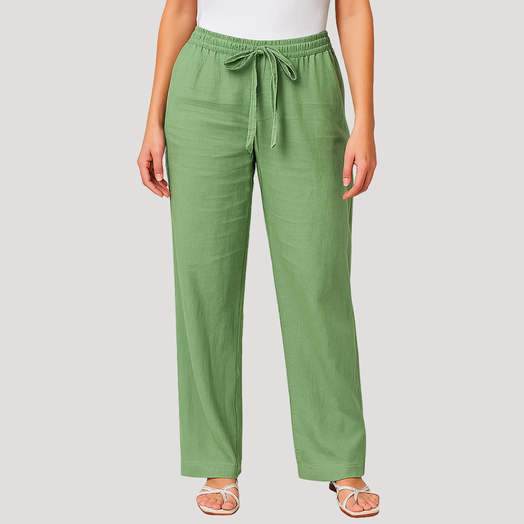Anna-Berg | Elegant Drawstring Wide Leg Pants for Every Occasion