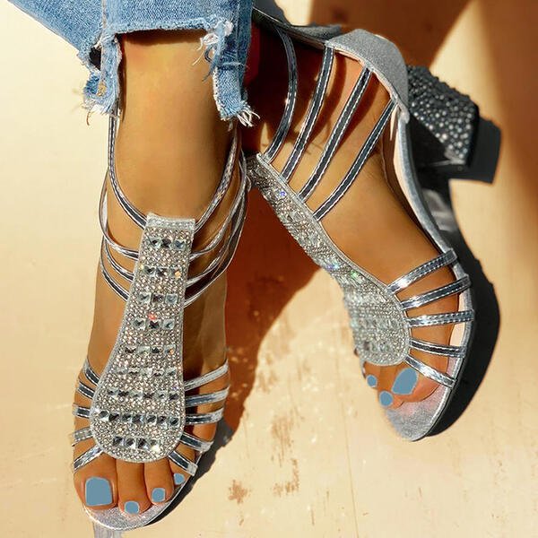 Anna-Berg | Luxe Sandals with Graceful Drape