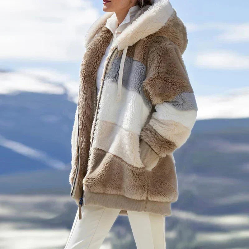 Anna-Berg | Winter Jacket with Hood and Zipper