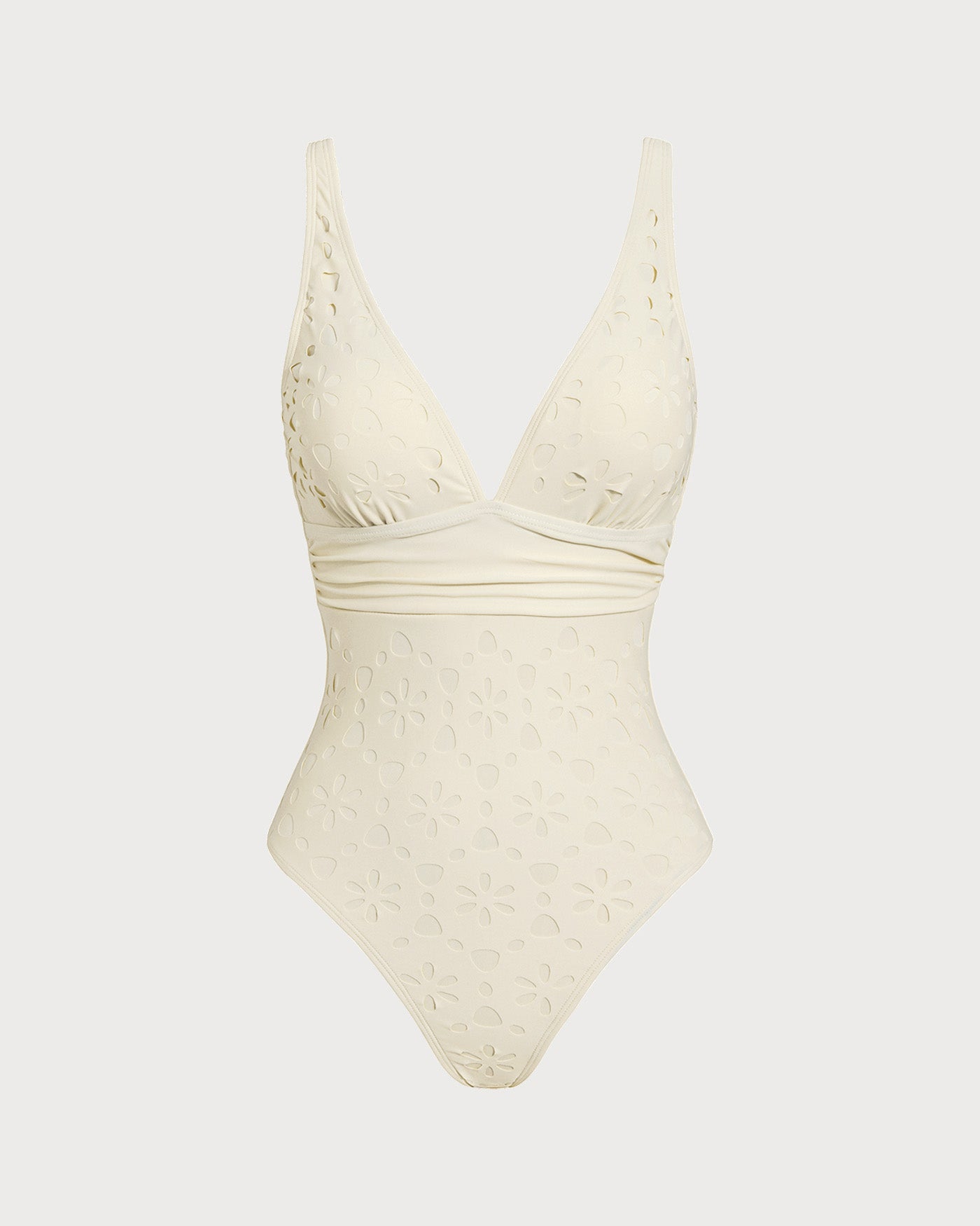 Anna-Berg | One Piece Swimwear for Women, White, Bralette Fit