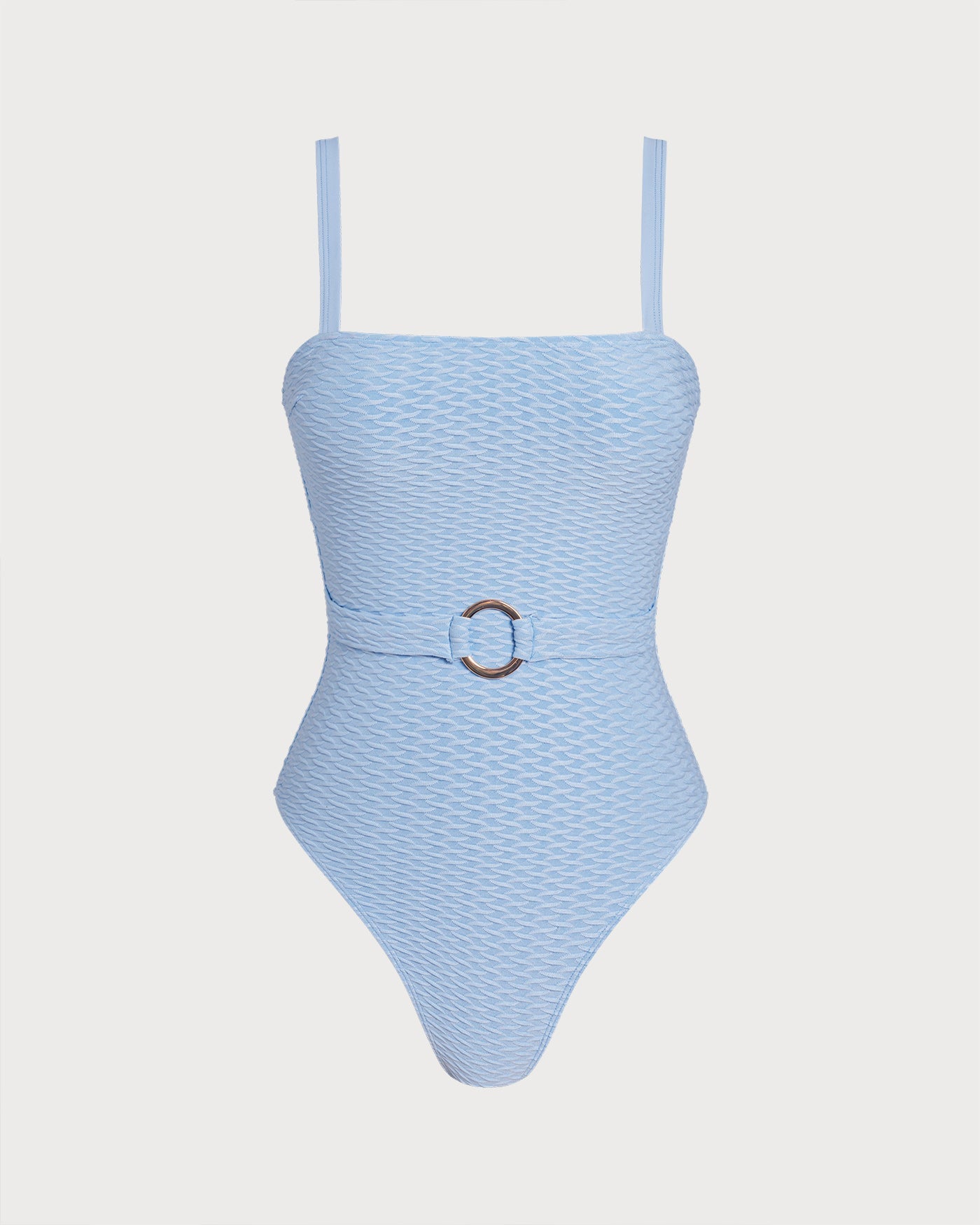 Anna-Berg | Blue O-Ring Bandeau One Piece Swimsuit
