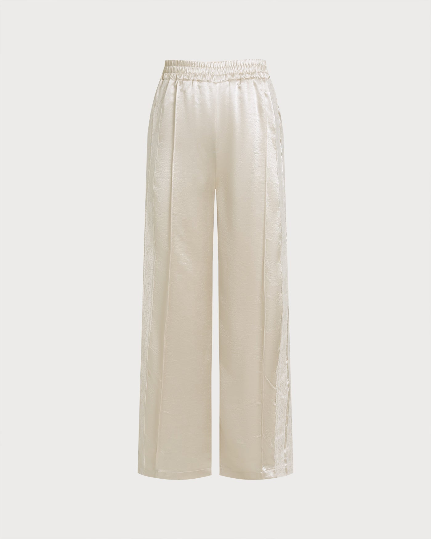 Anna-Berg | Casual Pant for Women, Elastic Waist, Cotton, Regular Fit, Apricot