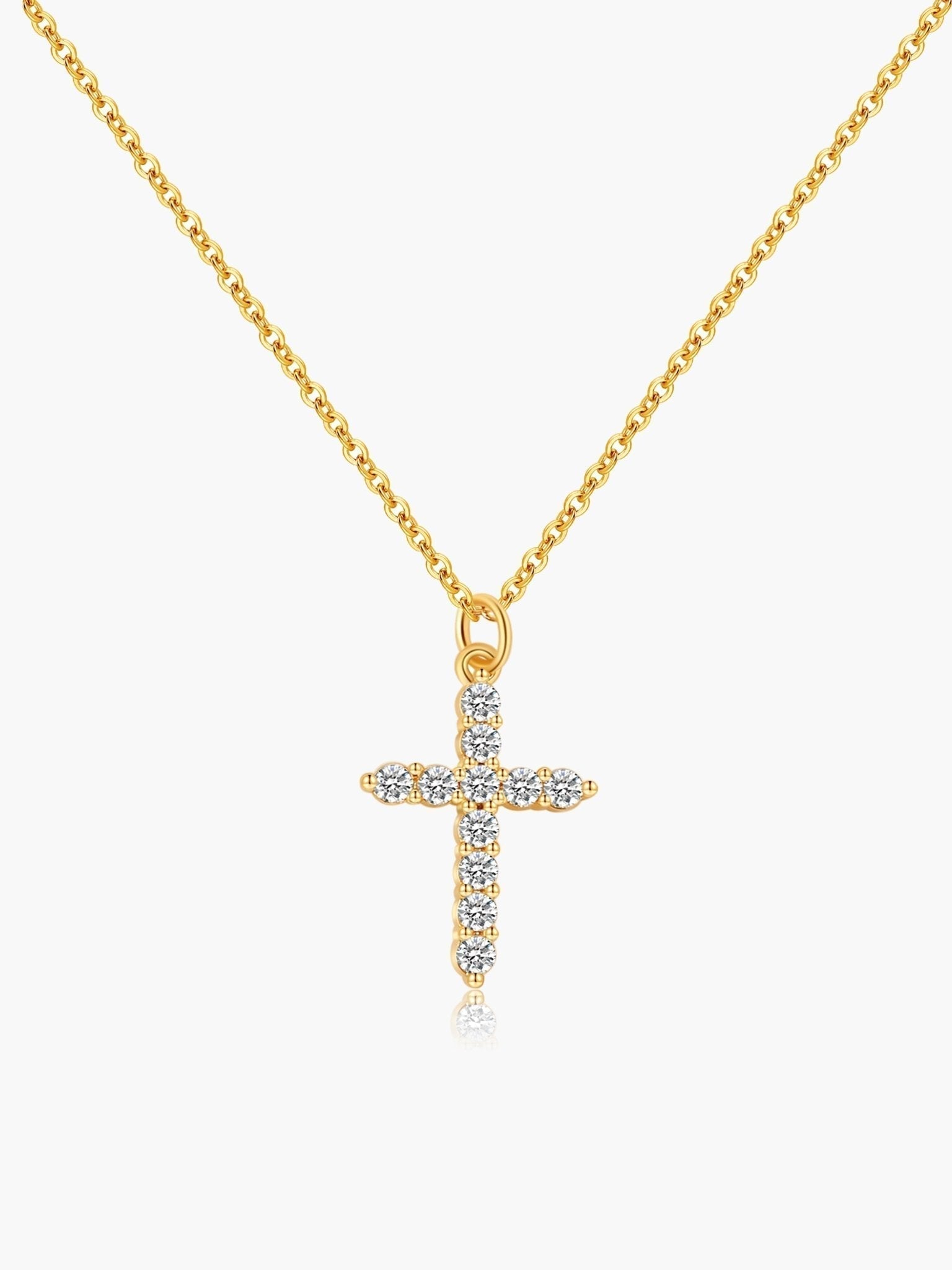 Ariadne Zirconia Cross Hanging Necklace
